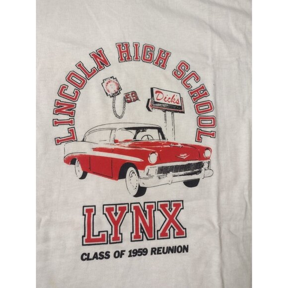 Lincoln High School Class of 1959 Seattle Womens T-Shirt Short Sleeve Top XL 1X - Picture 2 of 5